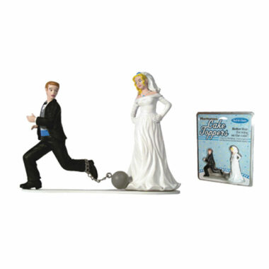 Ball and Chain Cake Topper