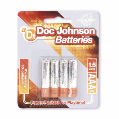 Doc Johnson AAA Batteries 4 Pack