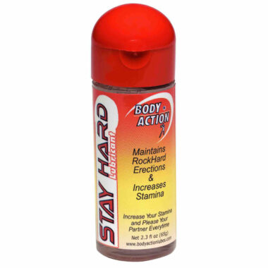 Body Action Stay Hard Climax Control Lubricant 2OZ