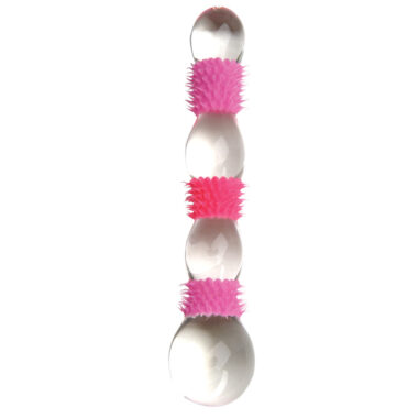 Adam and Eve Silicone CyberGlass Taffy Tickler Pink
