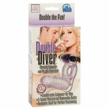 California Exotic Double Diver Cock Ring With Anal Penetrator