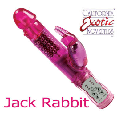 California Exotic Waterproof Jack Rabbit Vibrator Pink
