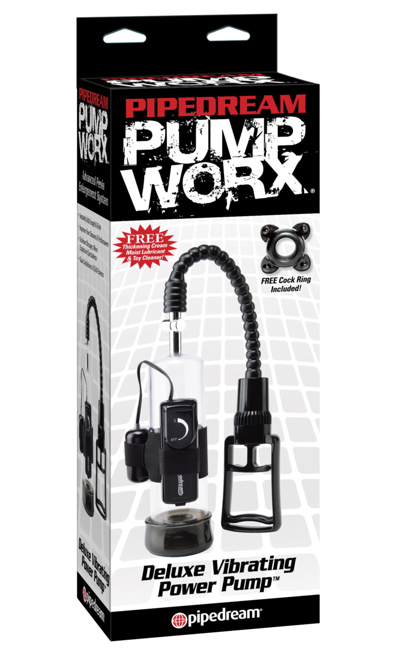 Pipedream Pump Worx Deluxe Vibrating Penis Pump