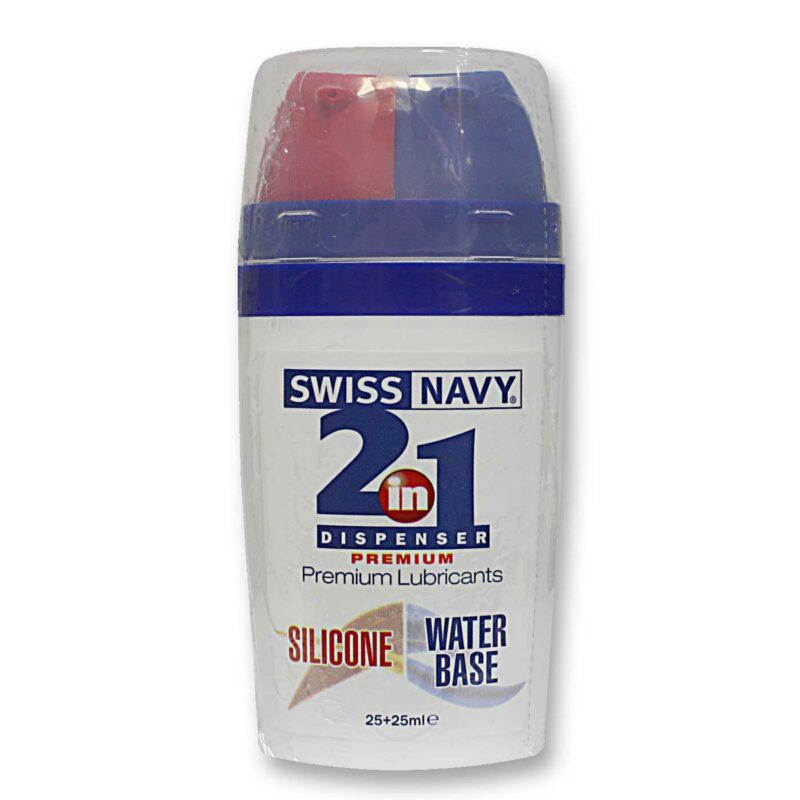 Swiss Navy 2 in 1 Silicone and Water Based Lubricant