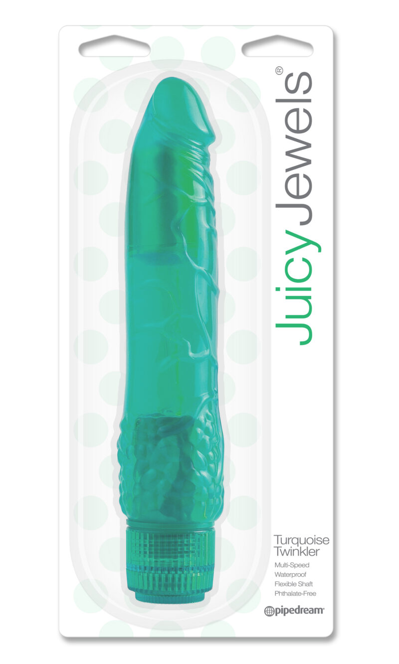Pipedream Juicy Jewels Turquoise Twinkler Vibrator