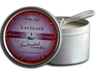 Earthly Body 3 In 1 Suntouched Candle Lavender