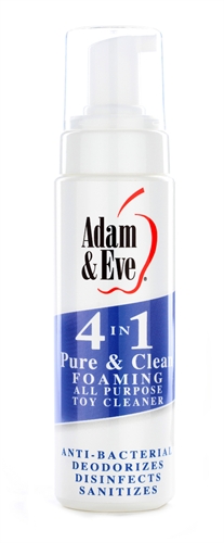 Adam & Eve 4 in 1 Pure And Clean Foaming Toy Cleaner 8OZ