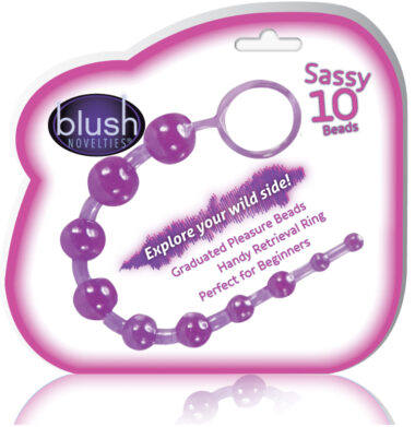 Blush Novelties Sassy 10 Anal Beads Purple