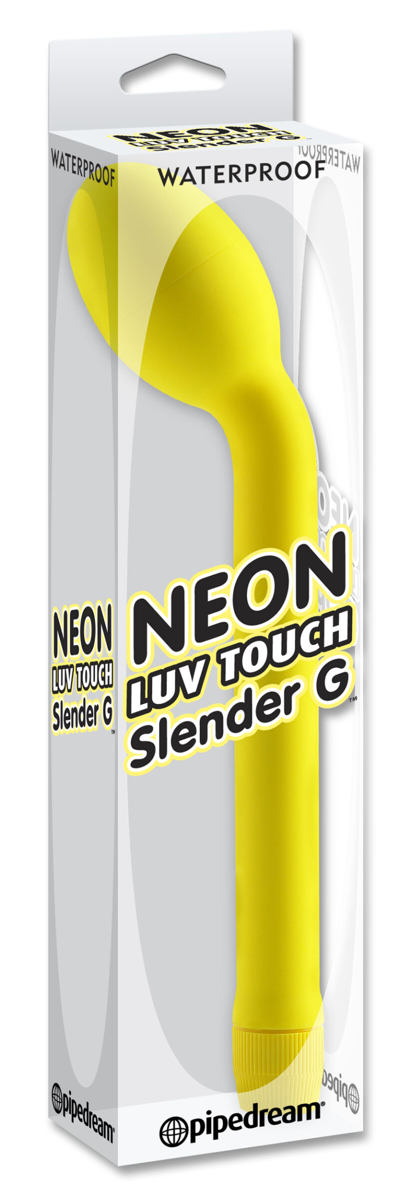 Pipedream Neon Luv Touch Slender G Vibrator Yellow