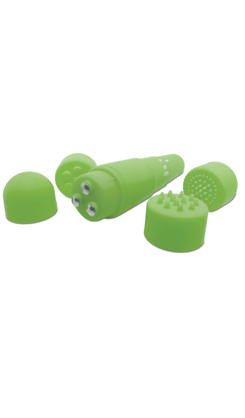 Pipedream Neon Luv Touch Mini Mite Rocket Green