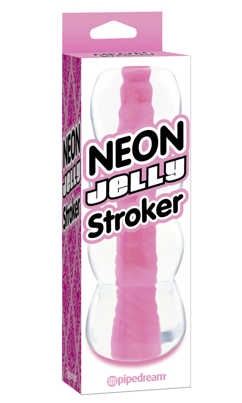 Pipedream Neon Jelly Stroker Pink