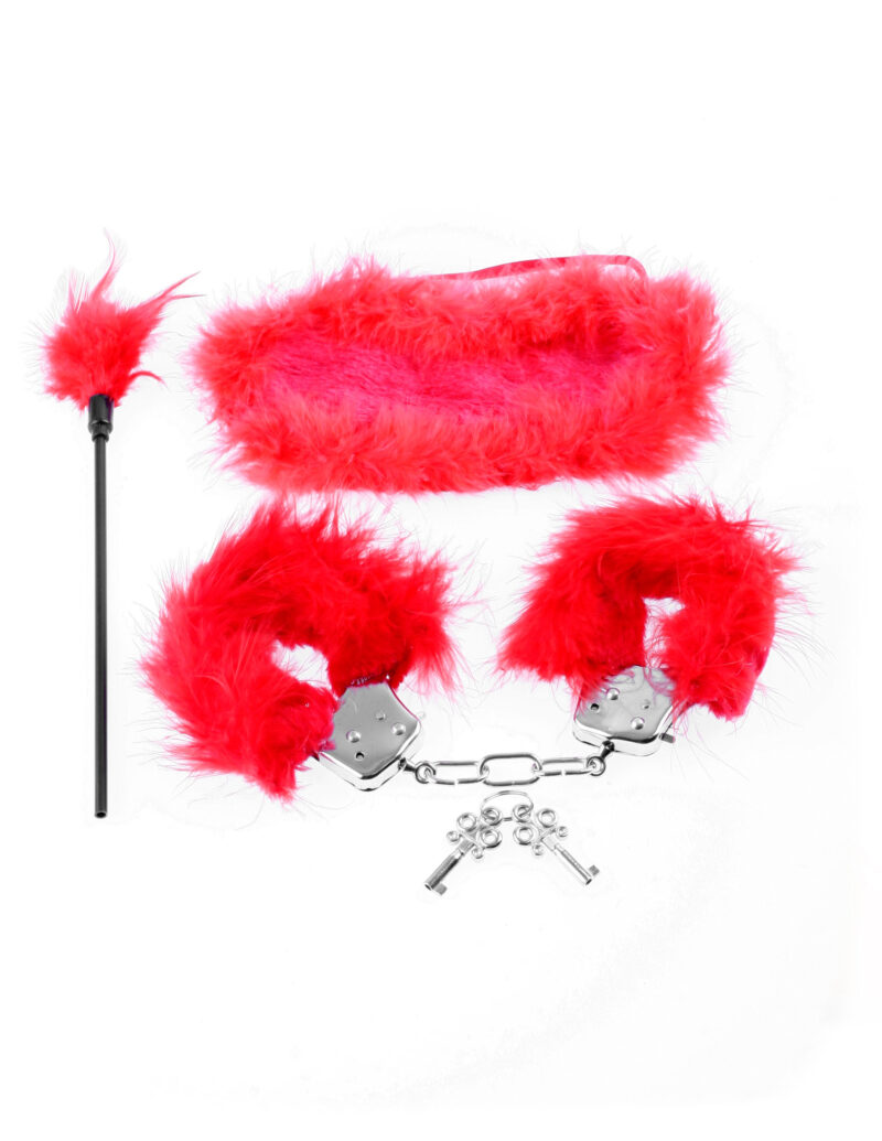 Pipedream Fetish Fantasy Feather Fantasy Kit Red