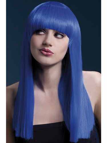 Fever Lingerie Alexia Wig Neon Blue