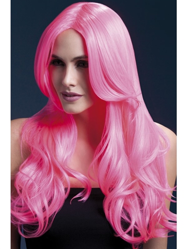 Fever Lingerie Khloe Wig Neon Pink