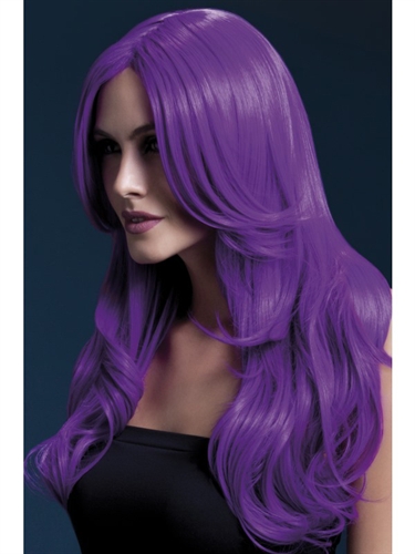 Fever Lingerie Khloe Wig Neon Purple