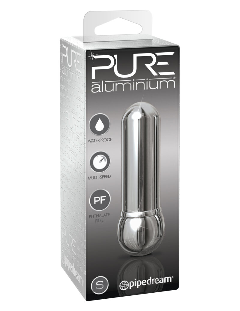 Pipedream Pure Aluminium Small Vibrator Silver