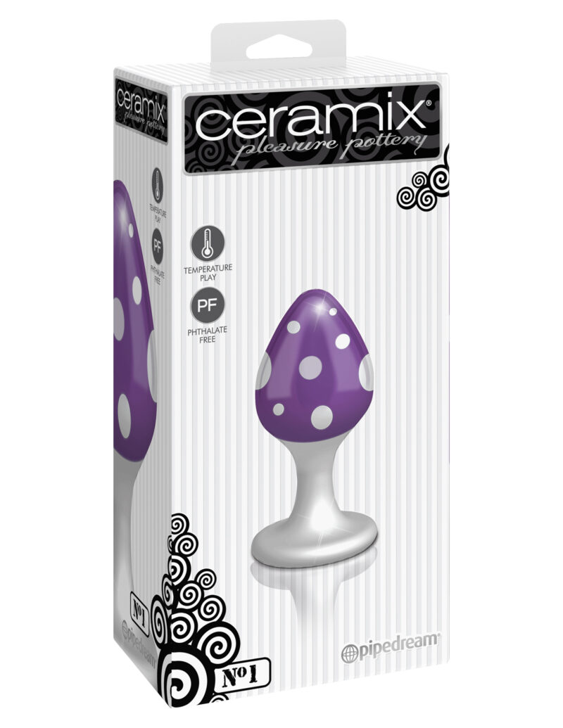 Pipedream Ceramix No.1 Butt Plug Purple