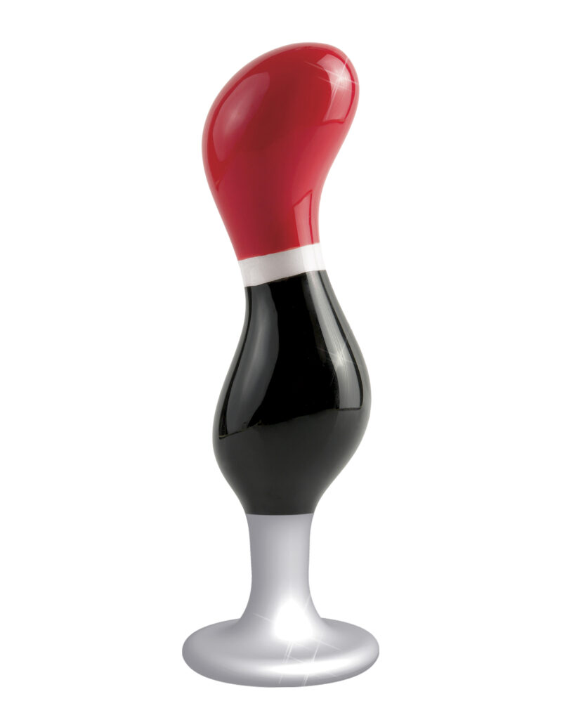 Pipedream Ceramix No.3 Butt Plug Black & Red