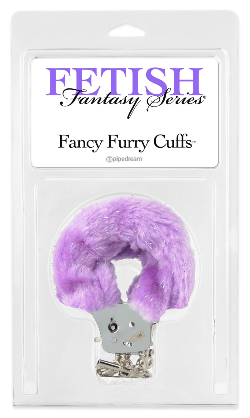 Pipedream Fetish Fantasy Fancy Furry Cuffs Purple