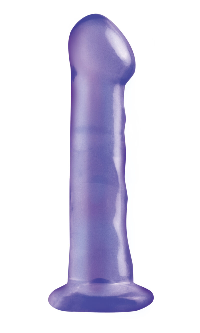 Pipedream Basix Rubber Works 6.5" Suction Cup Dong Purple