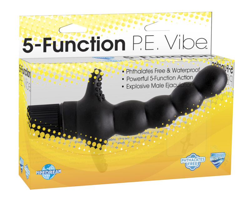 Pipedream 5-Function P.E. Vibe Black