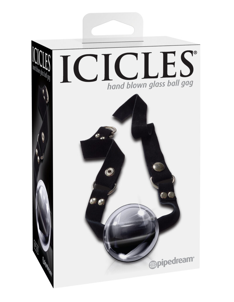 Pipedream Icicles No.65 Glass Ball Gag Clear