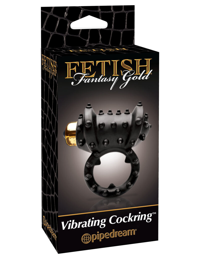 Pipedream Fetish Fantasy Gold Vibrating Cock Ring