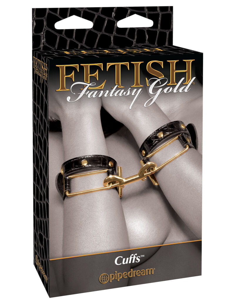 Pipedream Fetish Fantasy Gold Cuffs