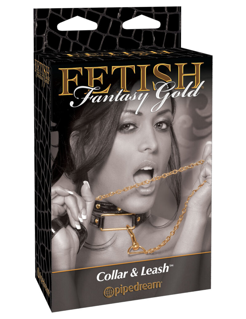Pipedream Fetish Fantasy Gold Collar & Leash
