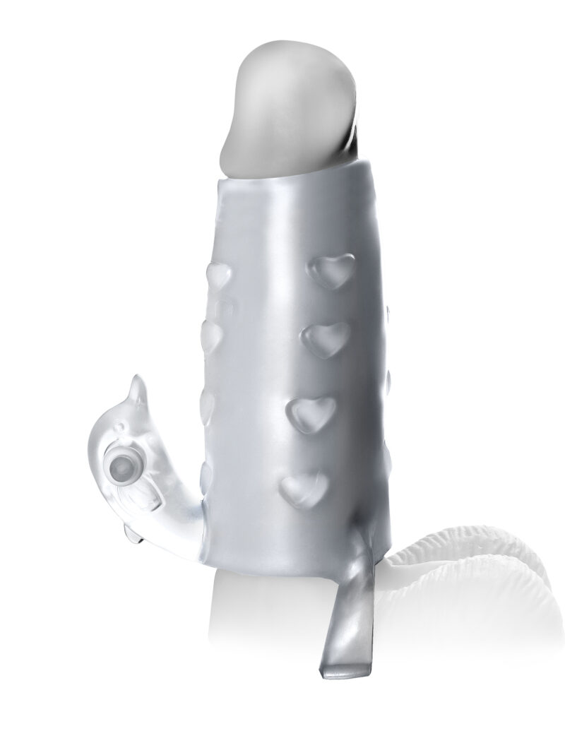 Pipedream Fantasy X-Tensions Deluxe Vibrating Penis Enhancer Clear