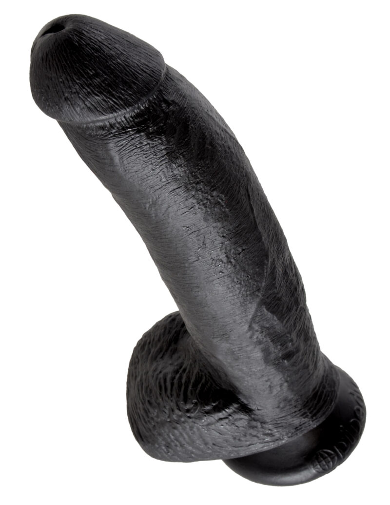 Pipedream King Cock 9" Cock With Balls Black