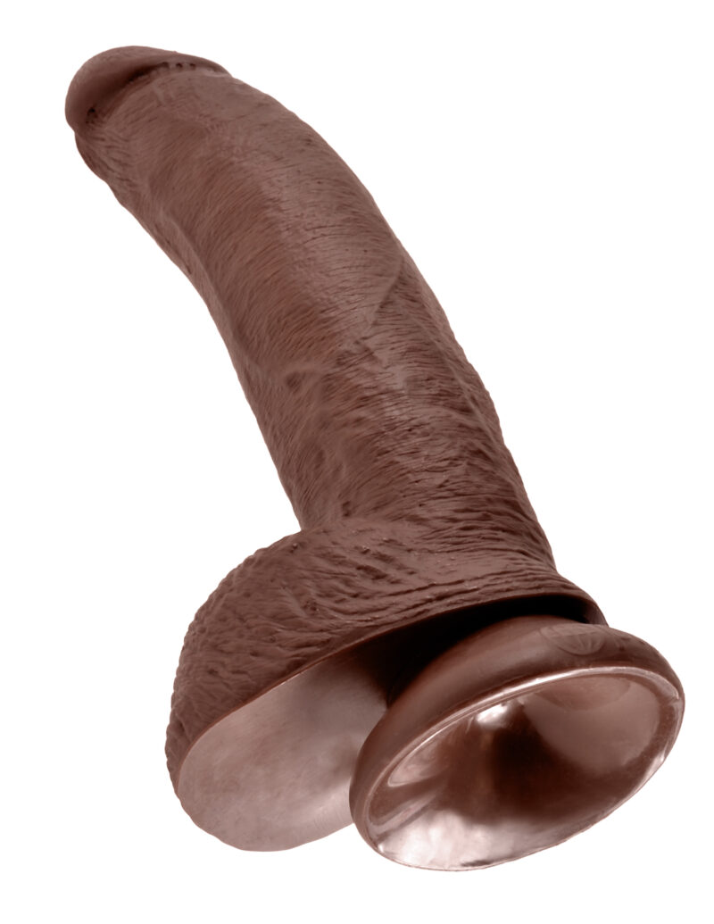 Pipedream King Cock 9" Cock With Balls Brown