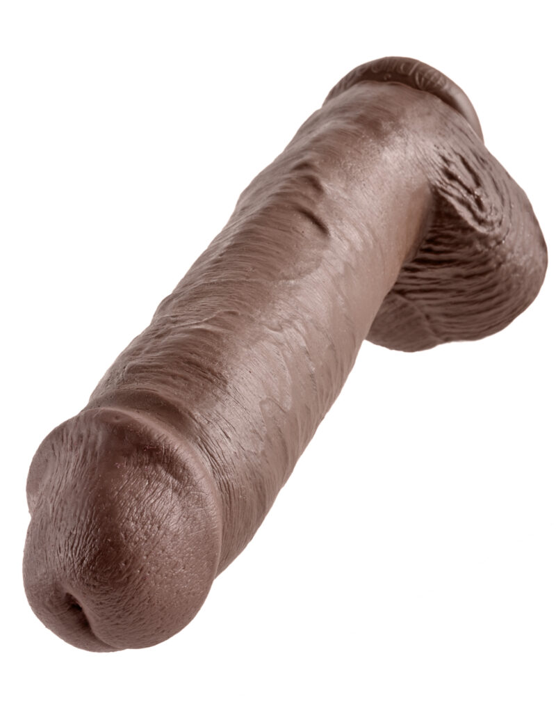 Pipedream King Cock 11" Cock With Balls Brown