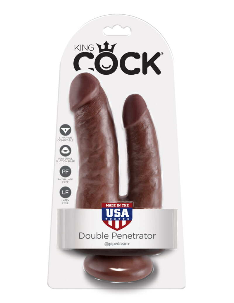 Pipedream King Cock Double Penetrator Brown
