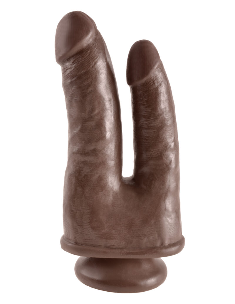 Pipedream King Cock Double Penetrator Brown