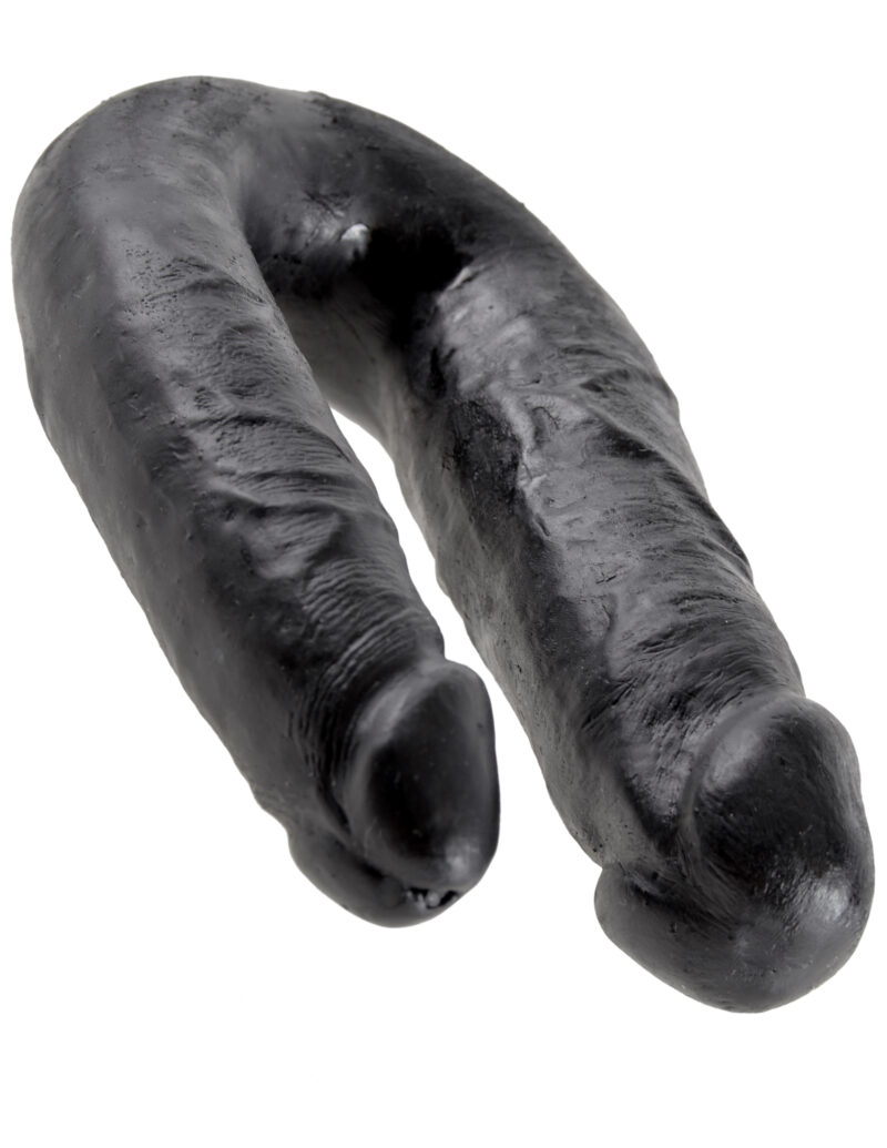 Pipedream King Cock U-Shaped Medium Double Trouble Black