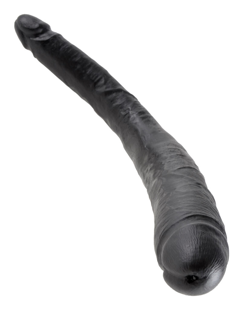 Pipedream King Cock 16" Tapered Double Dildo Black