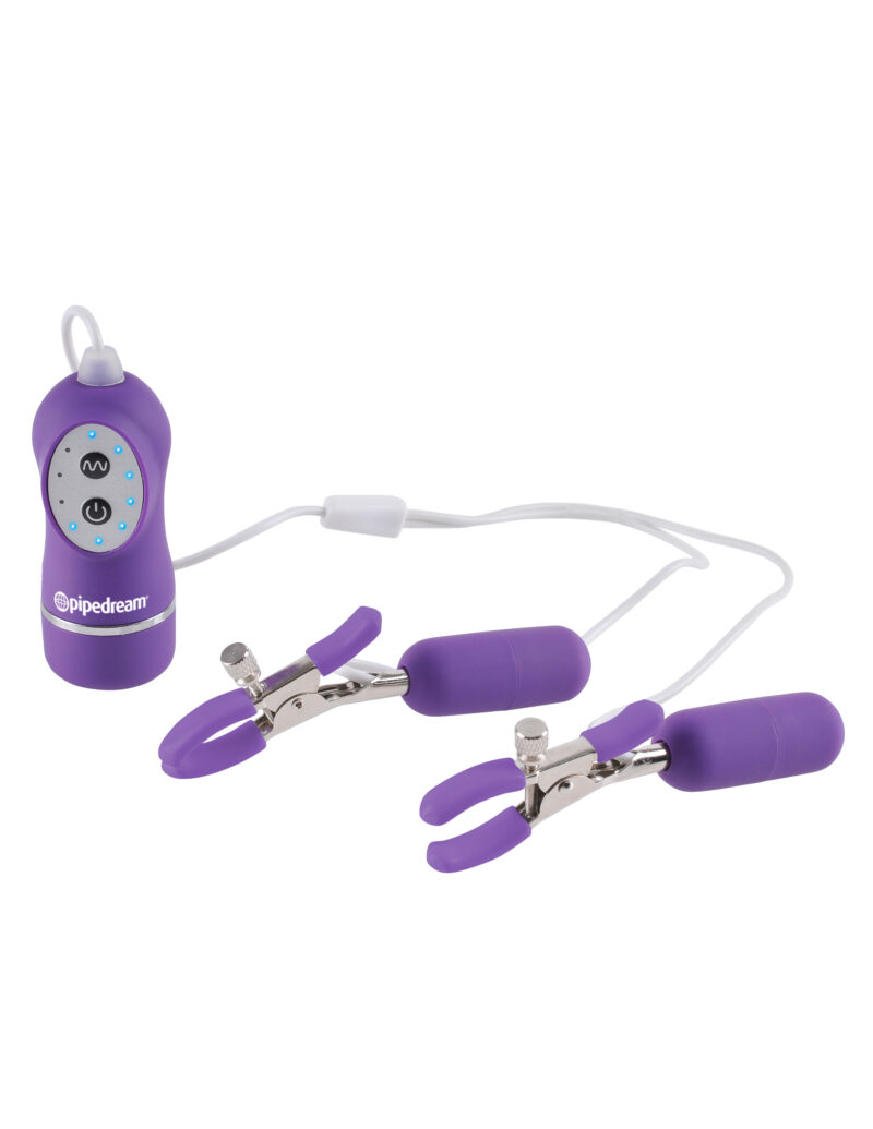 Pipedream Fetish Fantasy 10-Function Vibrating Nipple Clamps