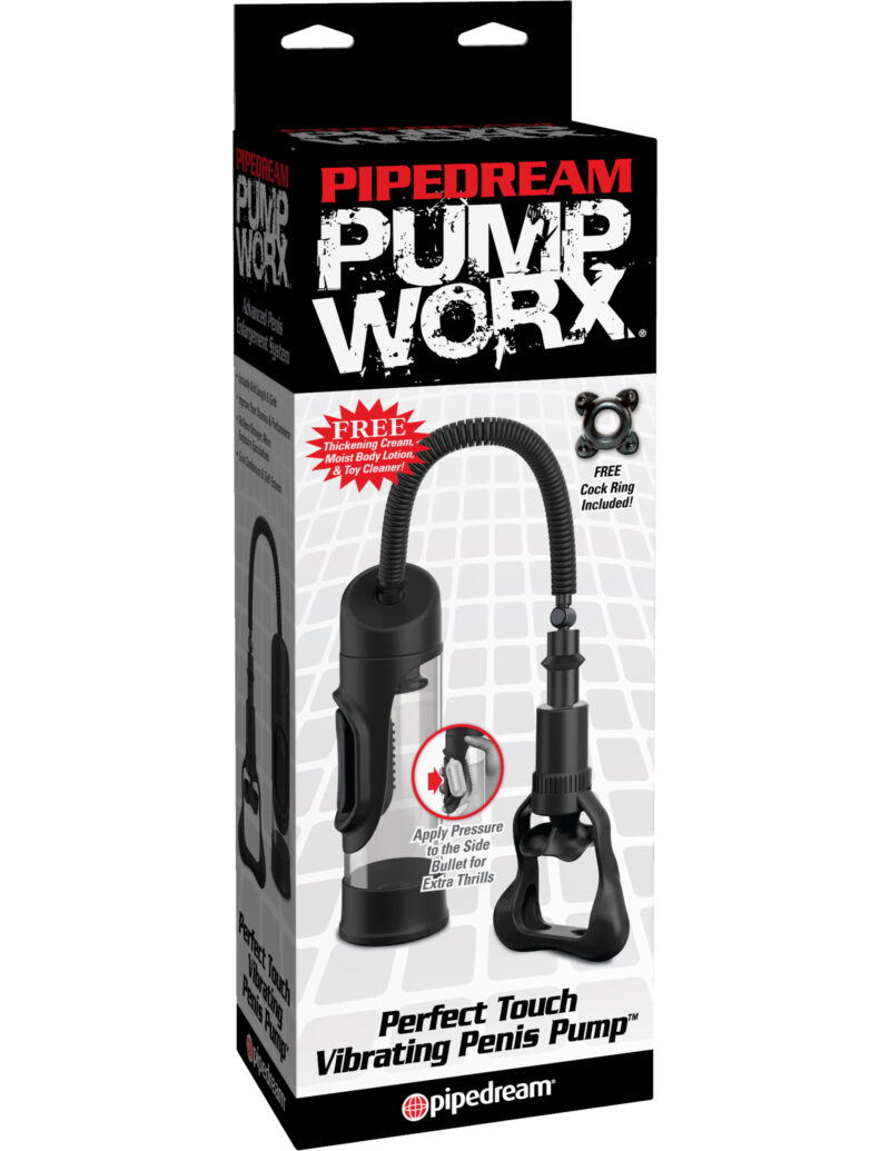 Pipedream Pump Worx Perfect Touch Vibrating Penis Pump