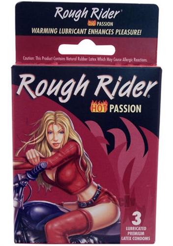 Rough Rider Hot Passion 3 Pack Condoms