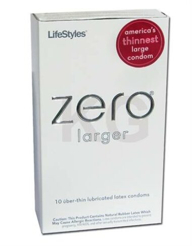 LifeStyles Zero Larger 10 Pack Condoms