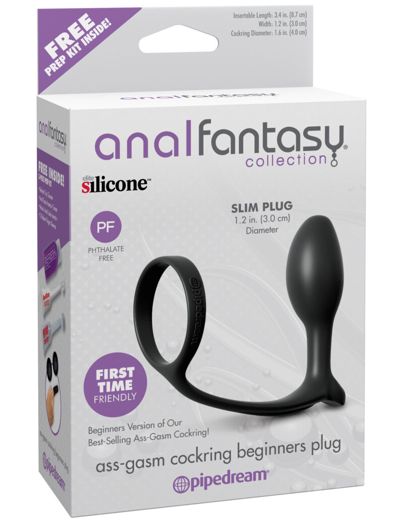Pipedream Anal Fantasy Ass-Gasm Cockring Beginners Plug