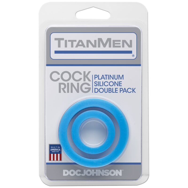 Doc Johnson Titanmen Platinum Silicone Cock Rings