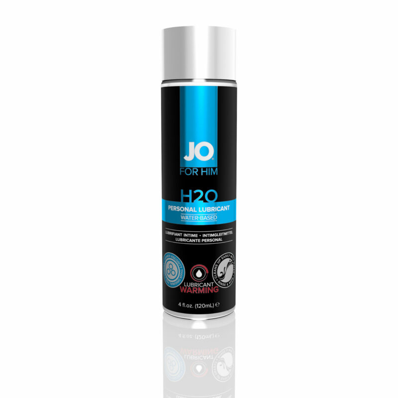 System JO For Men H2O Warming Water-Based Lubricant 4OZ