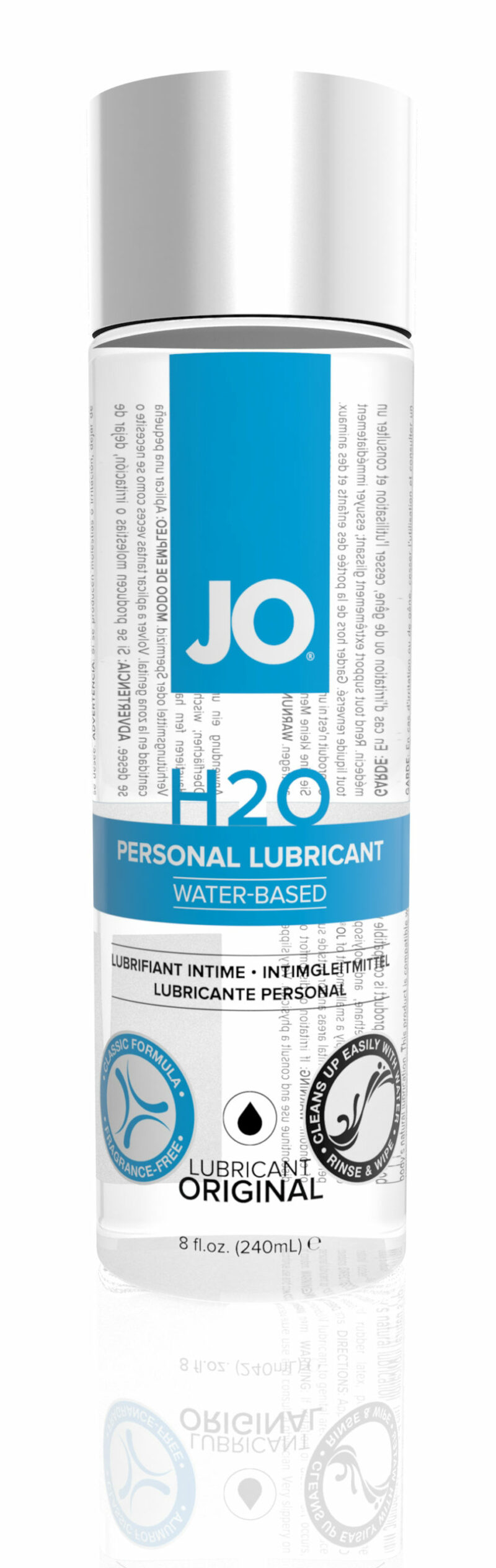 System JO H2O Water-Based Lubricant 8OZ