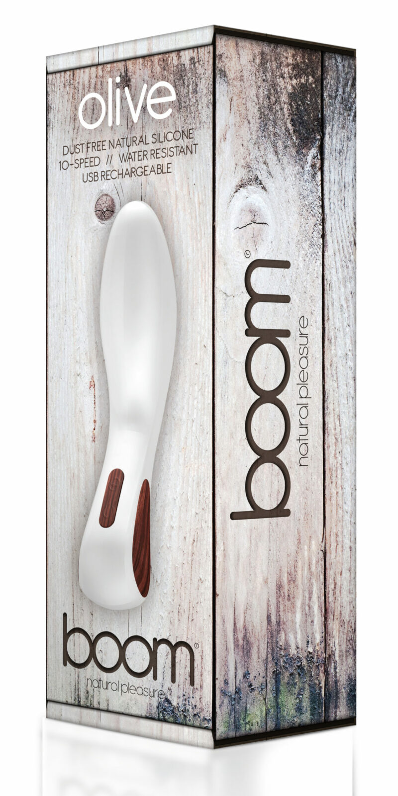 Boom Olive Rechargeable Vibrator