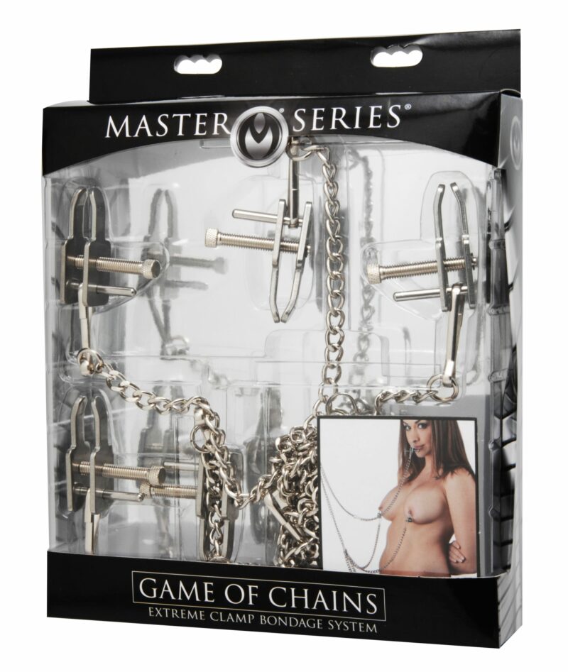Master Series Game Of Chains Extreme Clamp Bondage System
