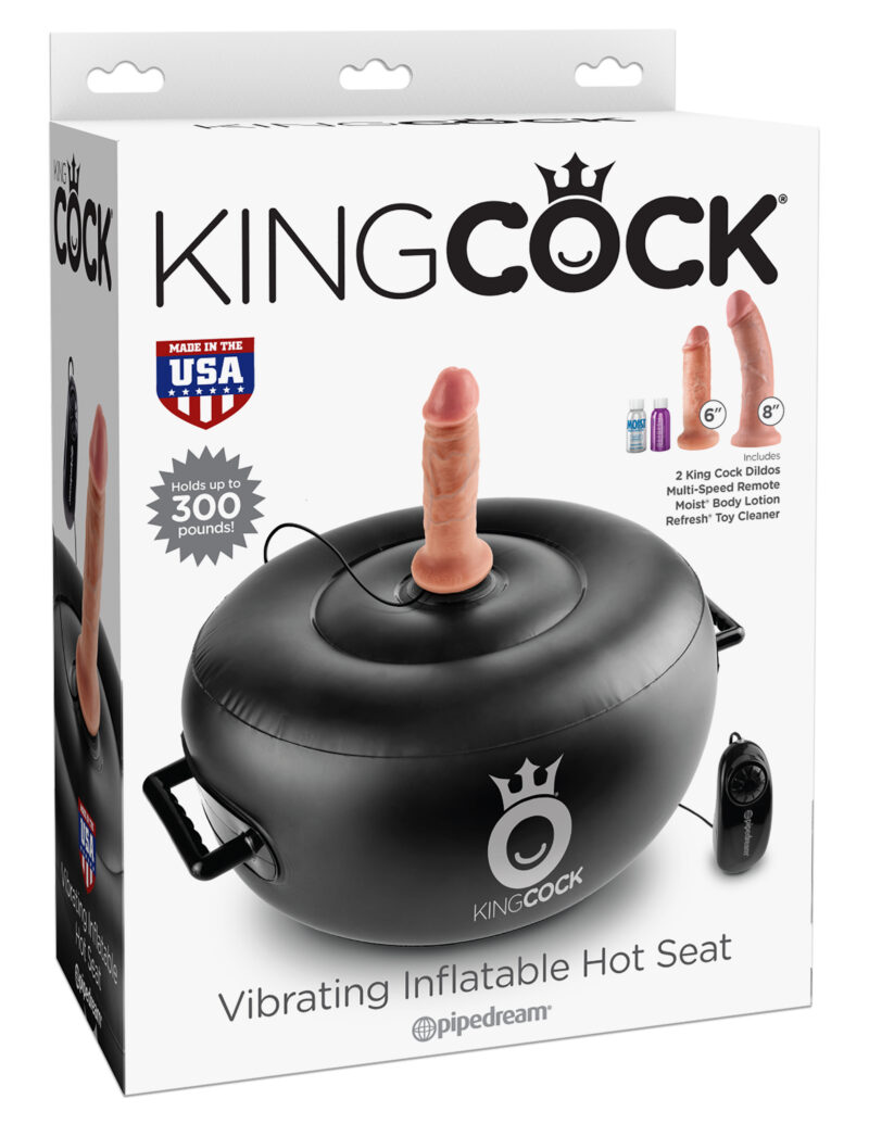 Pipedream King Cock Vibrating Inflatable Hot Seat
