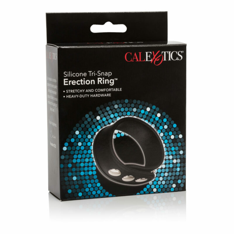 California Exotic Silicone Tri-Snap Erection Ring