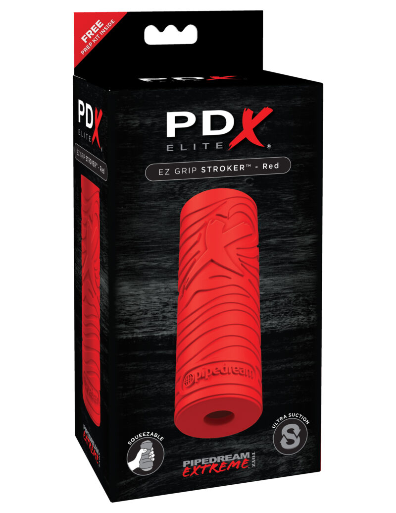 Pipedream PDX Elite EZ Grip Red Stroker